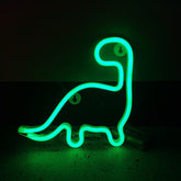 Dinosaur Shape Neon Sign